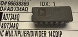 Electronic component with label on a textured background