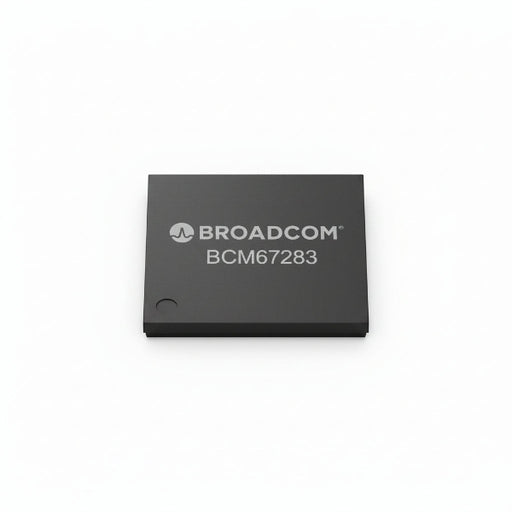 Two Broadcom chips with model numbers BCM67263 and BCM6726 on a white background