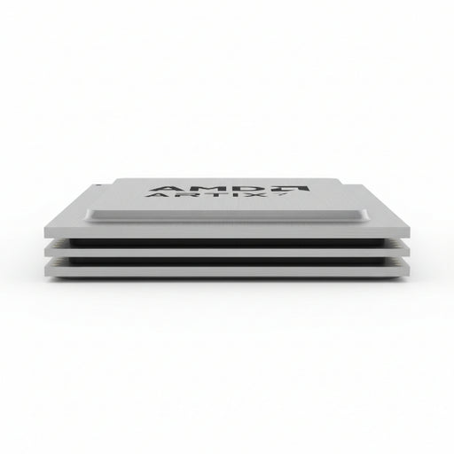 AMD Artix 7 chip on a white background